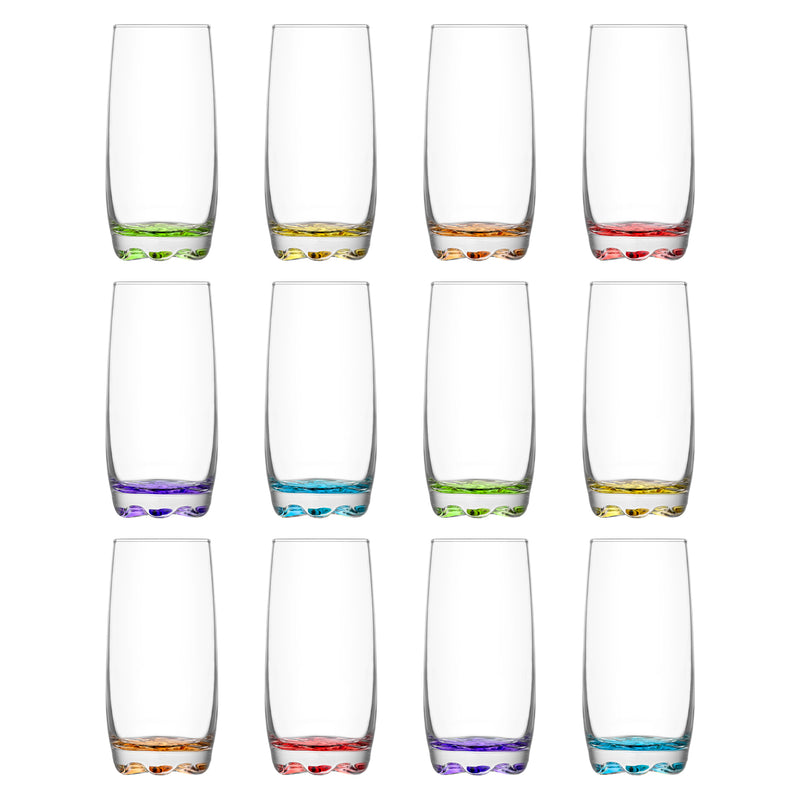 390ml Adora Highball Glasses - Pack of 12 - By LAV