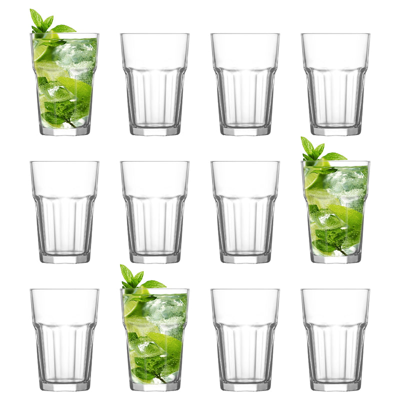 365ml Aras Highball Glasses - Pack of 12 - By LAV