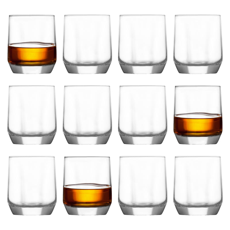 310ml Diamond Whisky Glasses - Pack of 12 - By LAV