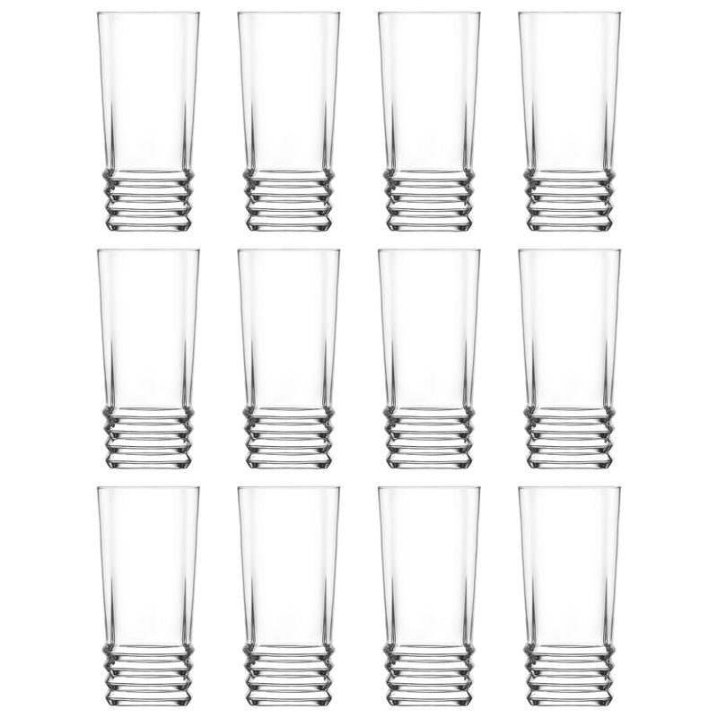 335ml Elegan Highball Glasses - Pack of 12 - By LAV