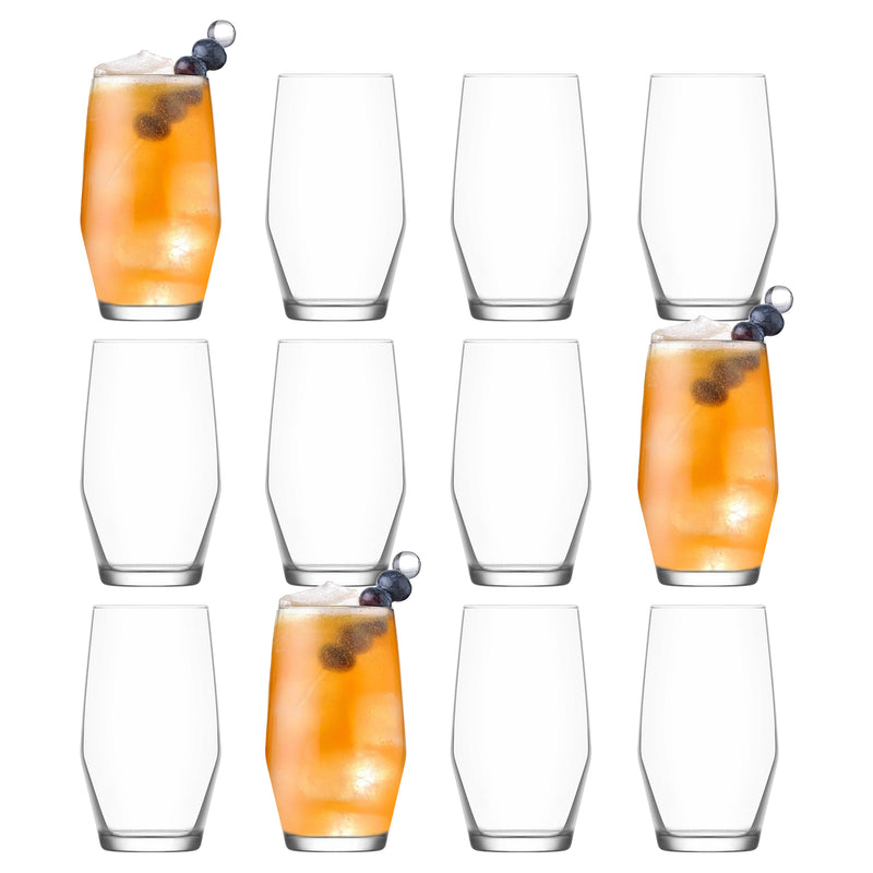 495ml Ella Highball Glasses - Pack of 12 - By LAV