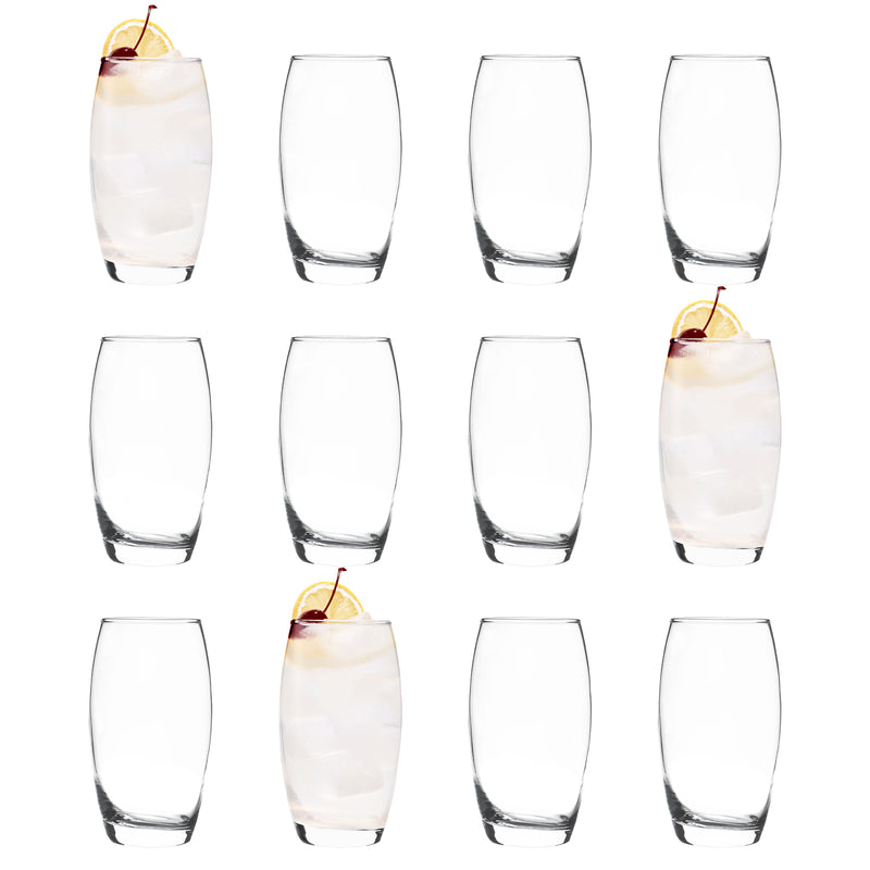 510ml Tondo Highball Glasses - Pack of 12 - By Argon Tableware