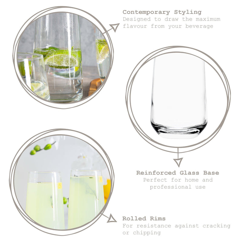 480ml Lal Highball Glasses - By Lav