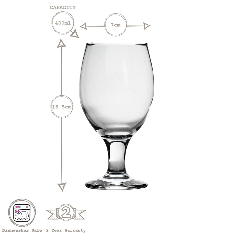 400ml Misket Craft Beer Glasses - By Lav