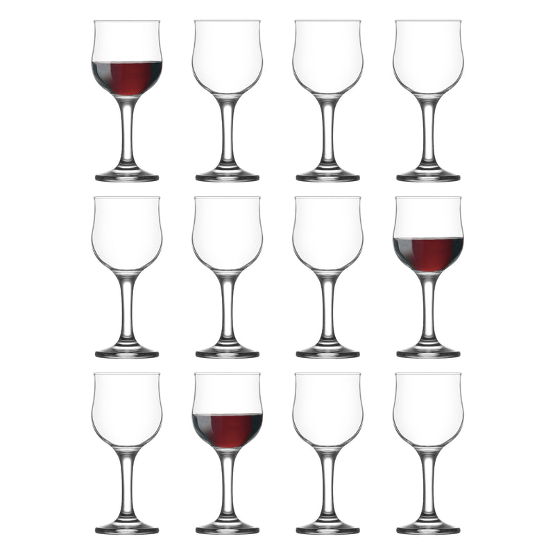 200ml Nevakar Wine Glasses - Pack of 12 - By LAV