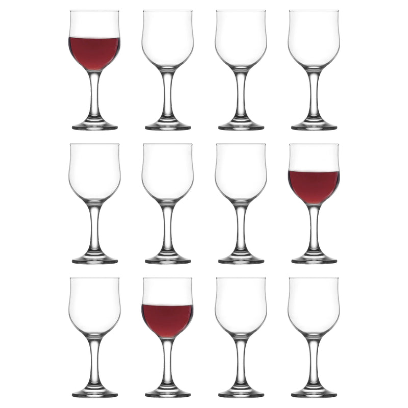 240ml Nevakar Wine Glasses - Pack of 12 - By LAV