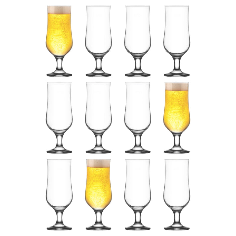 385ml Nevakar Stemmed Beer Glasses - By Lav