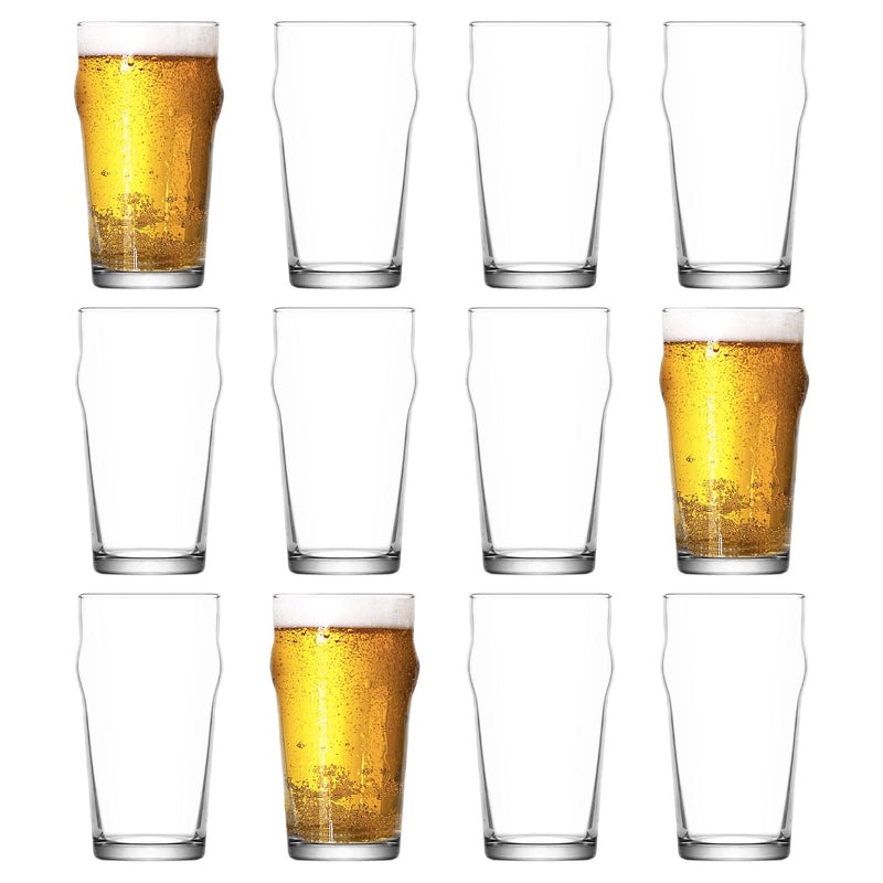 570ml Noniq Pint Beer Glasses - By Lav