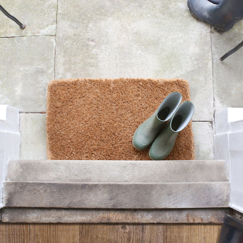 Premium Handmade Coir Door Mat - By Nicola Spring