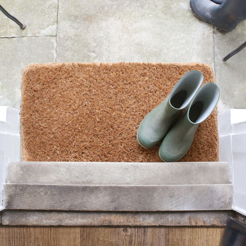 Premium Handmade Coir Door Mats - Pack of Two - By Nicola Spring