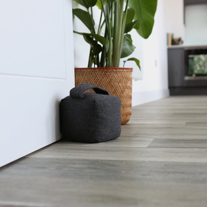 Classic Herringbone Door Stop - By Nicola Spring