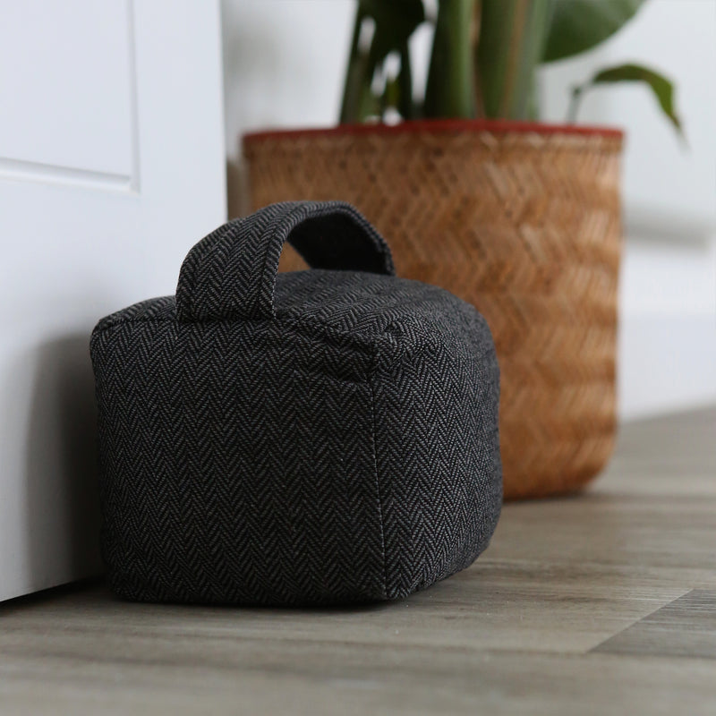 Classic Herringbone Door Stop - By Nicola Spring