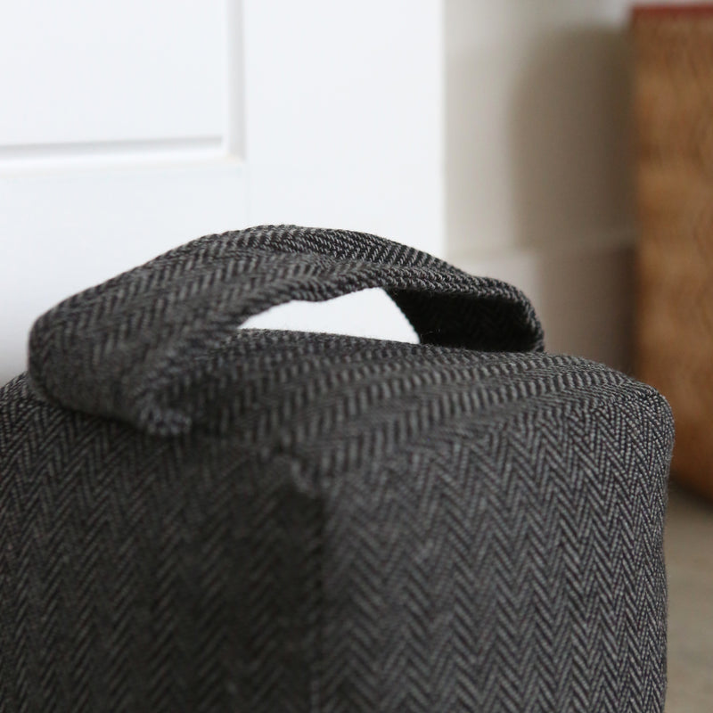 Classic Herringbone Door Stop - By Nicola Spring