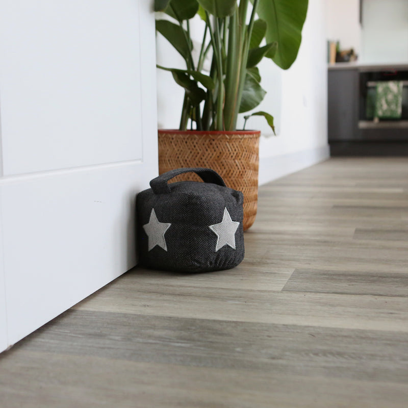 Star Herringbone Door Stop - By Nicola Spring