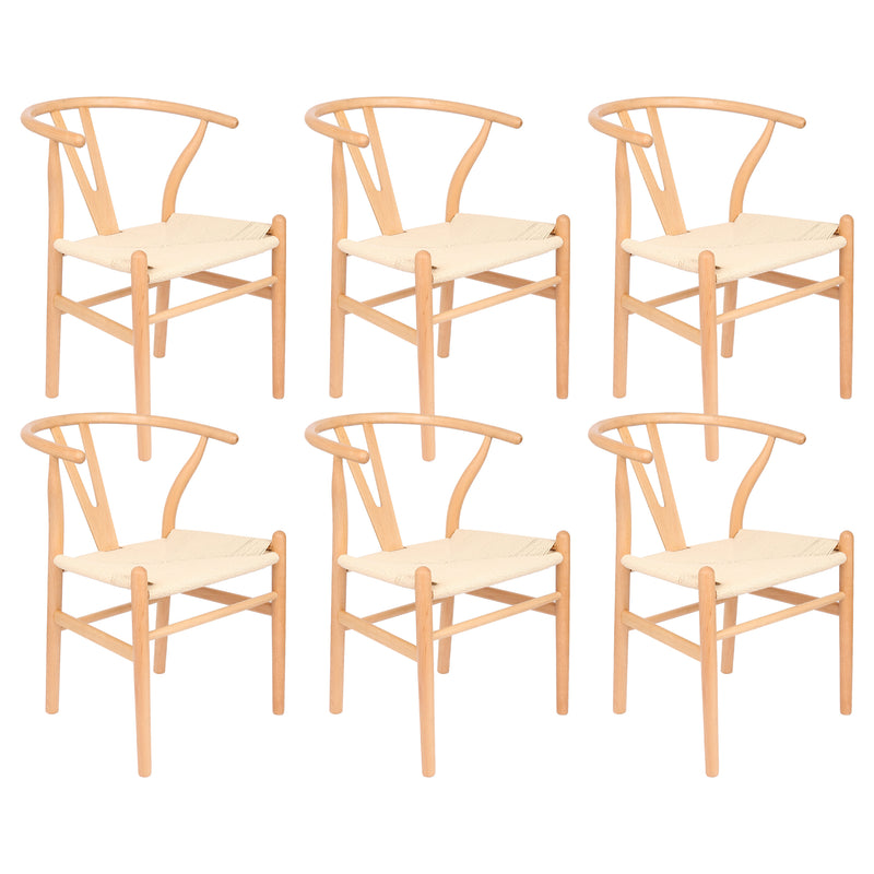 Beech Wooden Wishbone Dining Chair - By Nicholas Winter