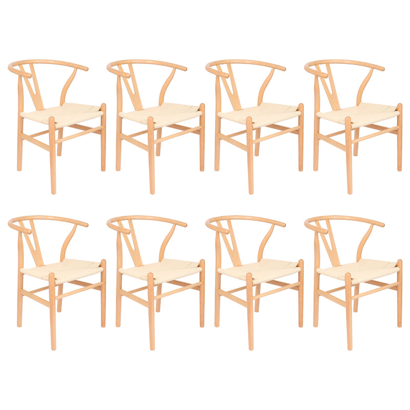 Beech Wooden Wishbone Dining Chair - By Nicholas Winter