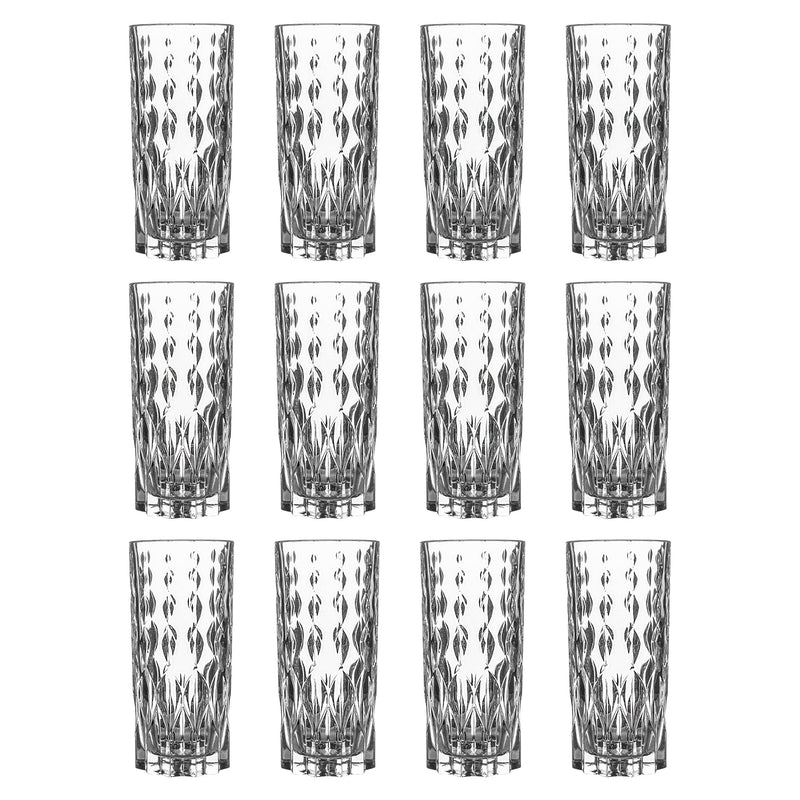 337ml Marilyn Highball Glasses - By Rcr Crystal