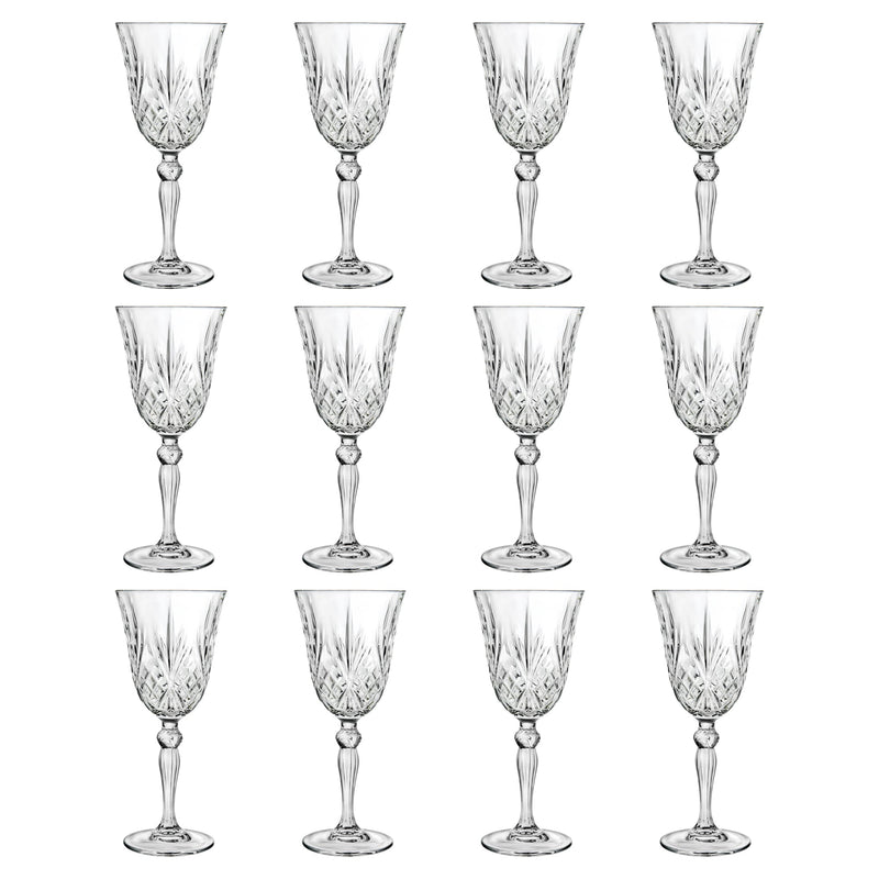 210ml Melodia White Wine Glasses - By Rcr Crystal