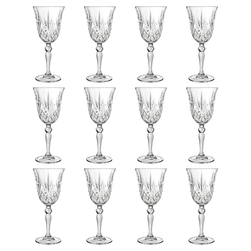 210ml Melodia White Wine Glasses - Pack of 12 - By RCR Crystal