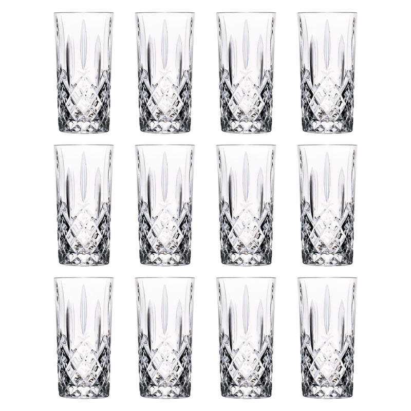 396ml Orchestra Highball Glasses - Pack of 12 - By RCR Crystal