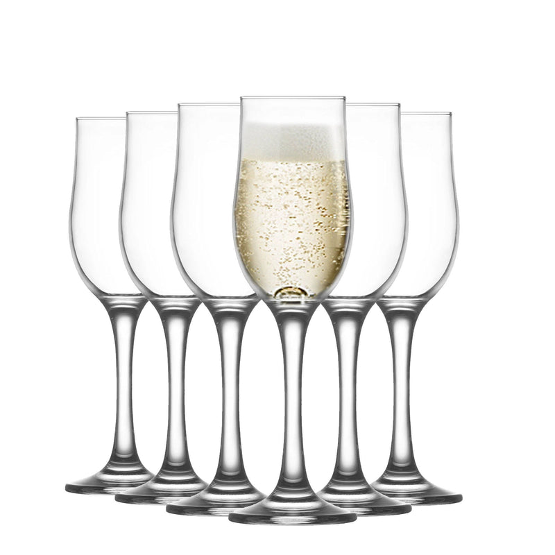 195ml Nevakar Champagne Tulip Glasses - By Lav