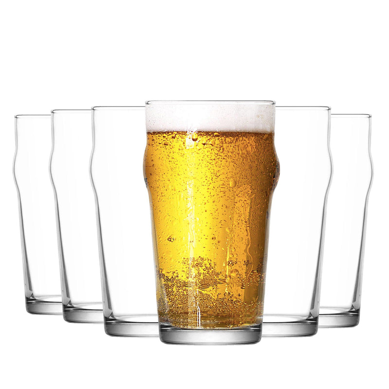 570ml Noniq Pint Beer Glasses - By Lav