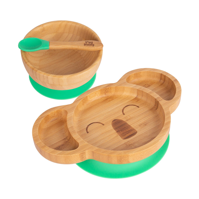 Kit The Koala Bamboo Suction Dinner Set