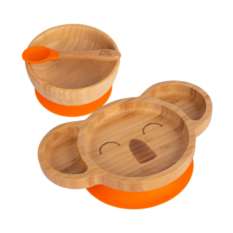 Kit The Koala Bamboo Suction Dinner Set