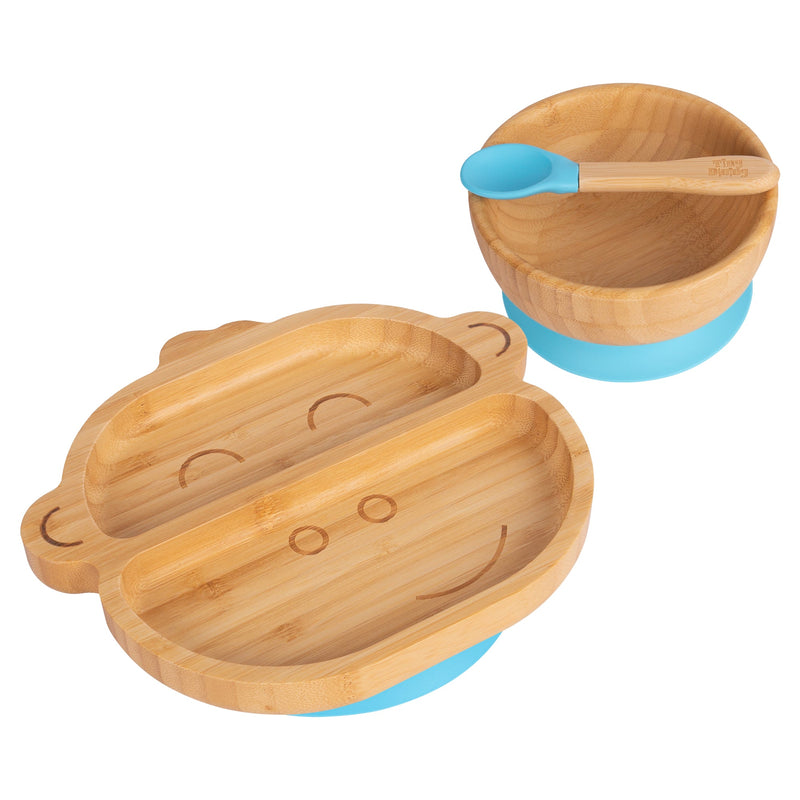 Max The Monkey Bamboo Suction Dinner Set