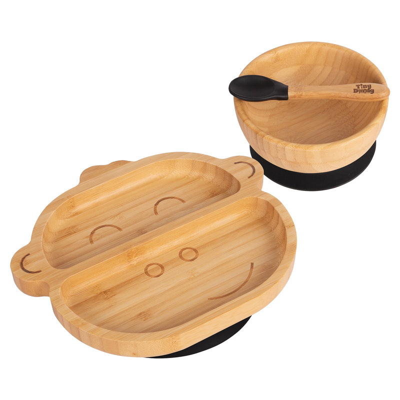 Max The Monkey Bamboo Suction Dinner Set