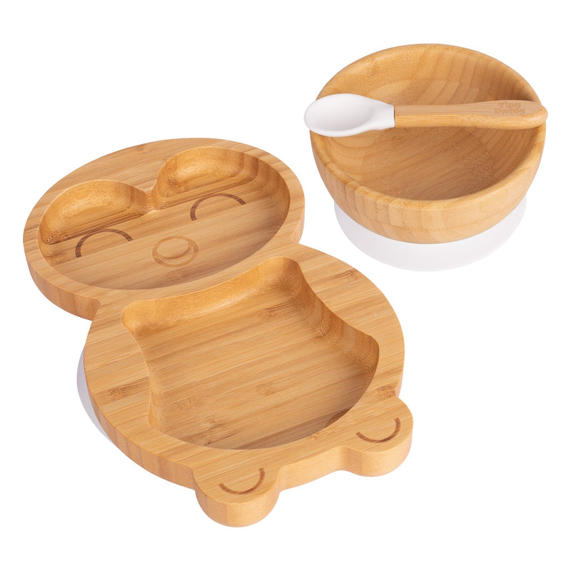 Pickles The Penguin Bamboo Suction Dinner Set