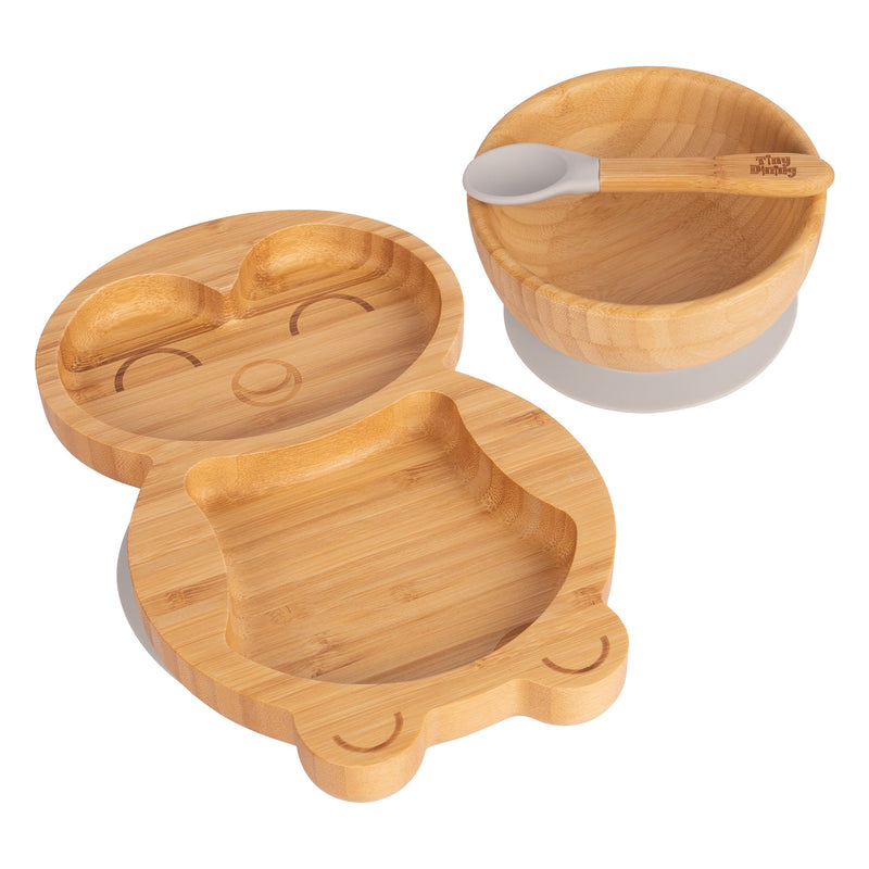 Pickles The Penguin Bamboo Suction Dinner Set