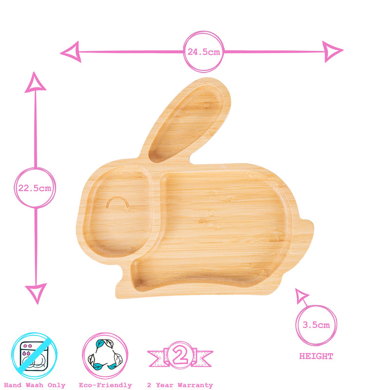 Rolo The Rabbit Bamboo Suction Dinner Set