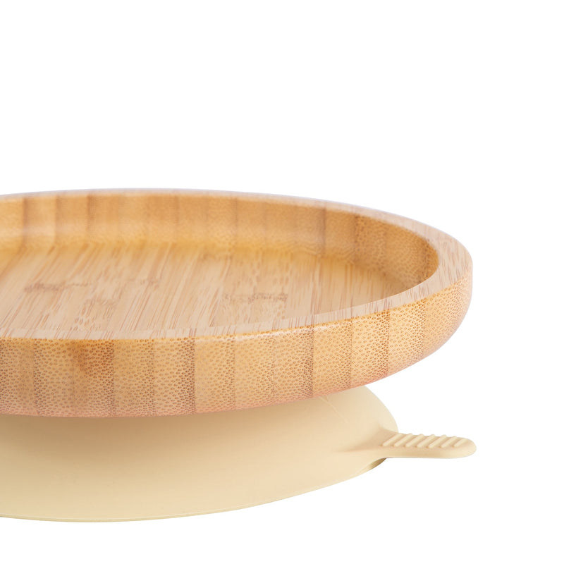 Round Open Bamboo Suction Dinner Set