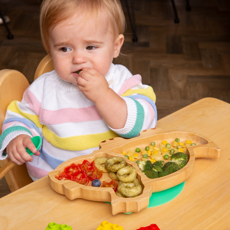 Dani The Dinosaur Bamboo Suction Children's Dinner Set