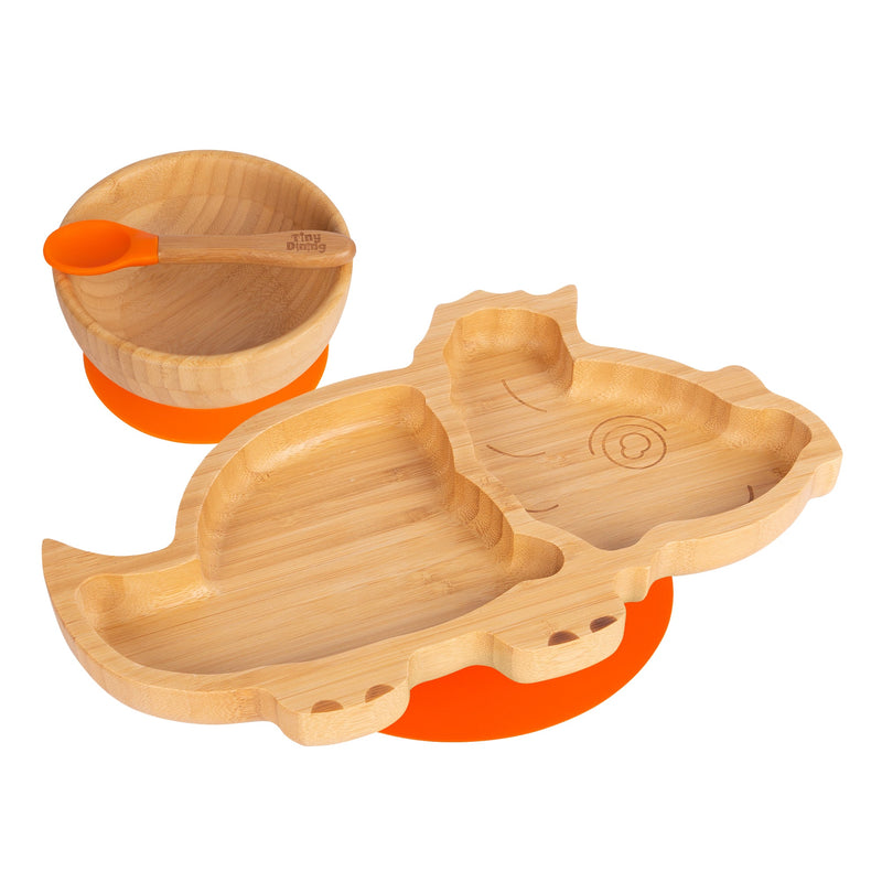 Dani The Dinosaur Bamboo Suction Children's Dinner Set