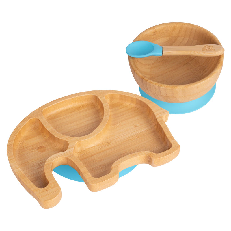 Eden The Elephant Bamboo Suction Dinner Set