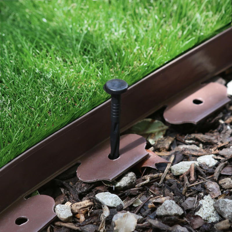 Flexible Plastic Lawn & Path Edging - By Harbour Housewares