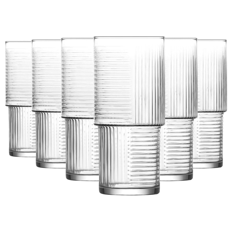 515ml Helen Stacking Highball Glasses - By Lav