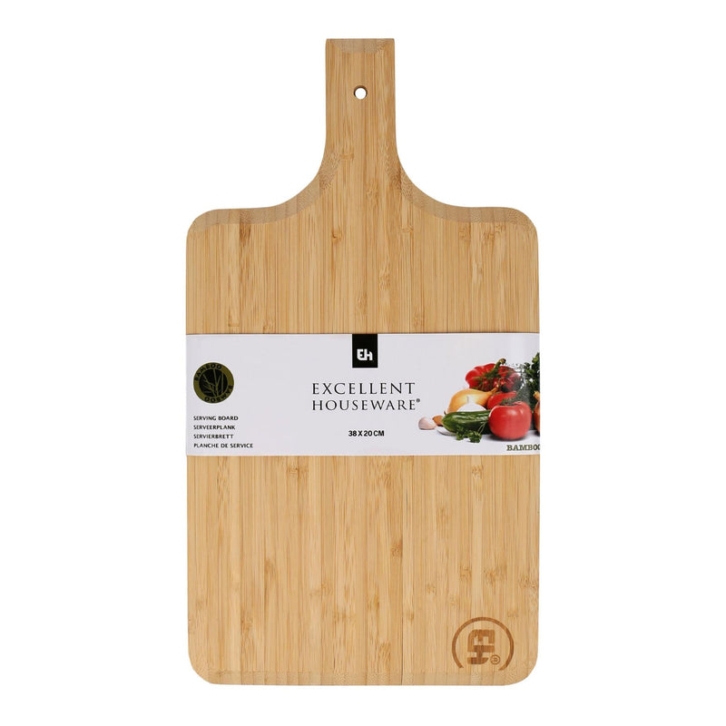 Bamboo Serving Board - 38cm x 20cm - By Excellent Houseware