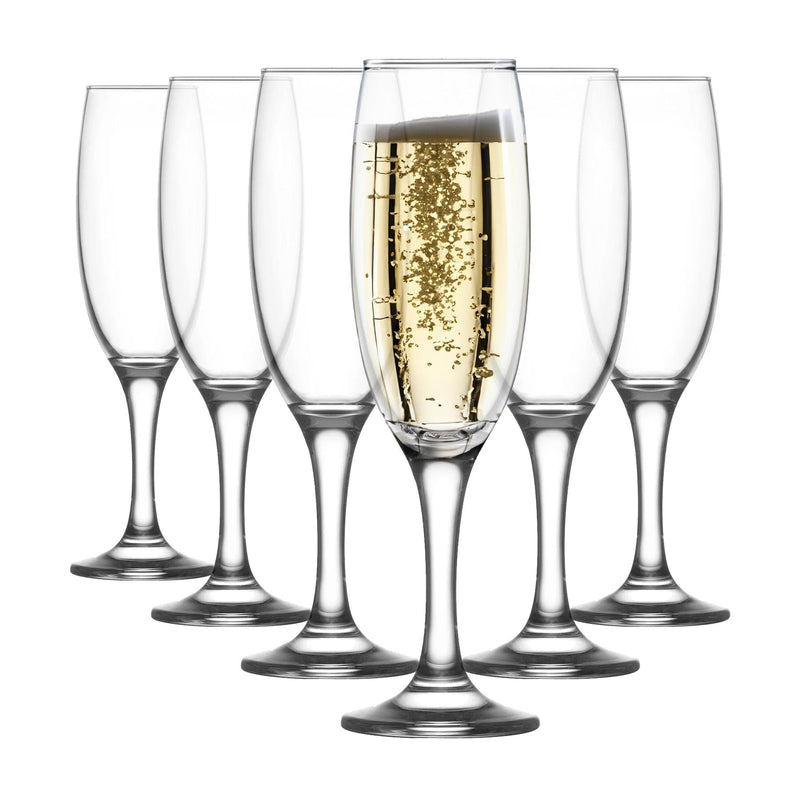 220ml Empire Champagne Flute Glasses - By Lav