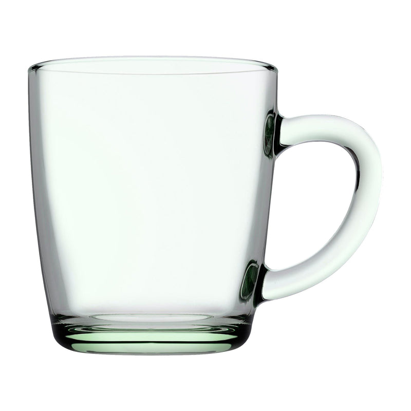 340ml Aware Basic Recycled Glass Mugs - Green - By Pasabahce