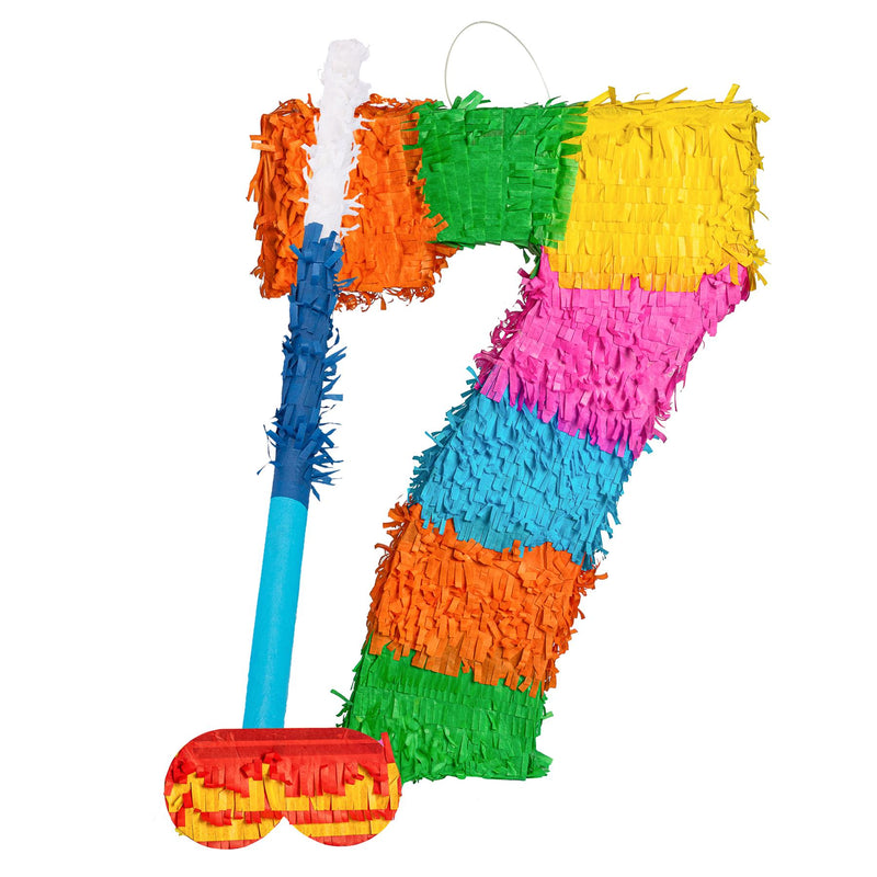 Number 7 Pinata Party Set - By Fax Potato