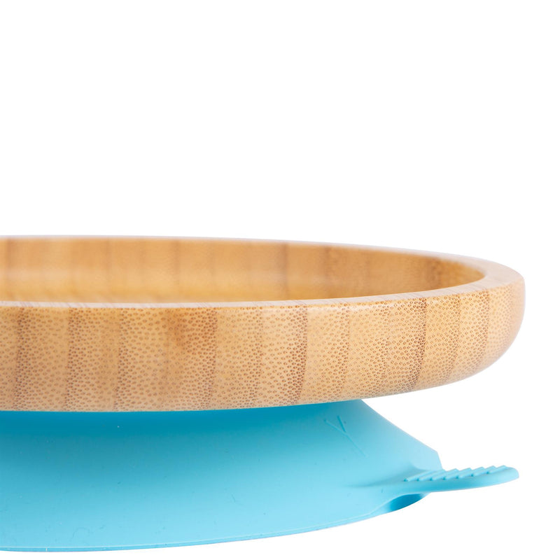 Round Open Bamboo Suction Dinner Set