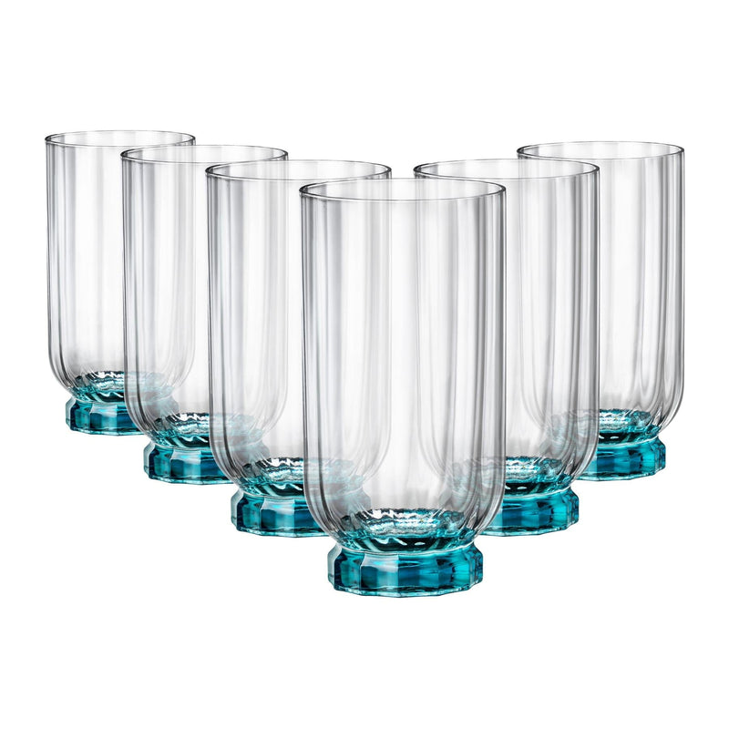 430ml Florian Highball Glasses - By Bormioli Rocco