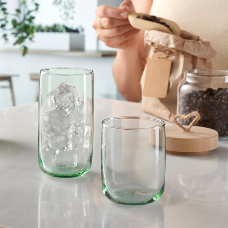 280ml Aware Iconic Recycled Glass Tumblers - Green - By Pasabahce