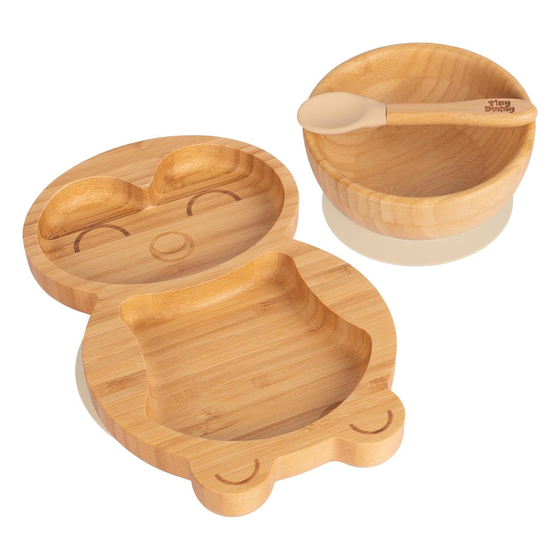 Pickles The Penguin Bamboo Suction Dinner Set