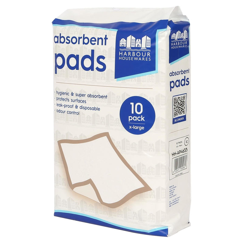 Disposable Incontinence Bed Pads - 60cm x 89cm - Pack of 30 - By Harbour Housewares