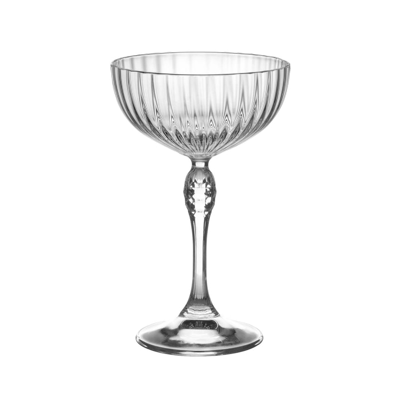 230ml America '20s Champagne Cocktail Saucers - Pack of 12 - By Bormioli Rocco