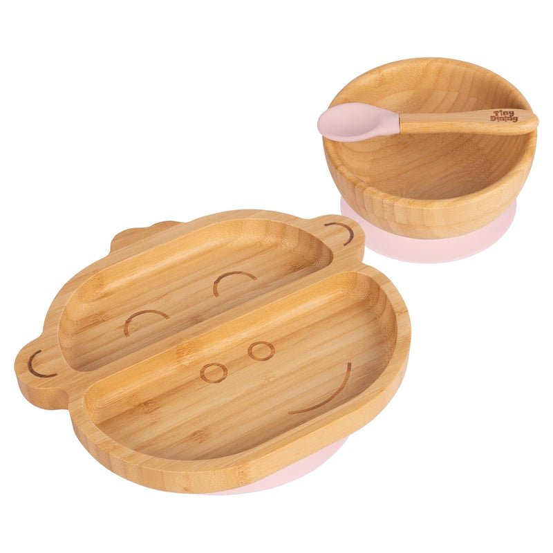 Max The Monkey Bamboo Suction Dinner Set